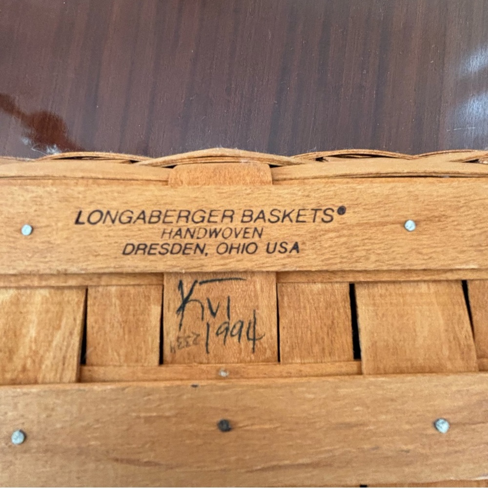 Longaberger Large Magazine Basket - Picture 5 of 6